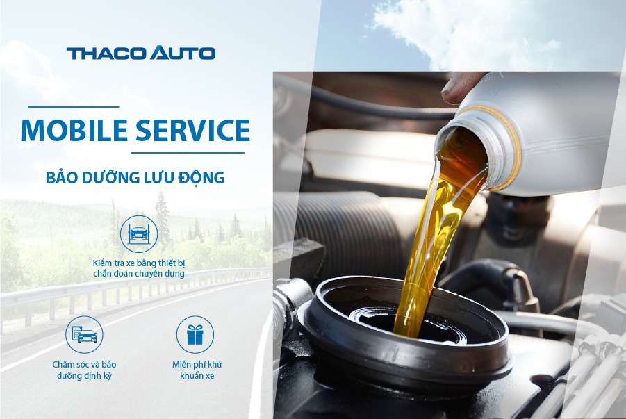 Chương trinh Mobile service - Mang dịch vụ chính hãng đến những địa bàn xa cùng THACO AUTO HÀ NAM